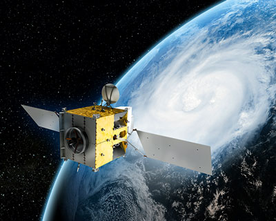 Meteosat Satellite in Orbit