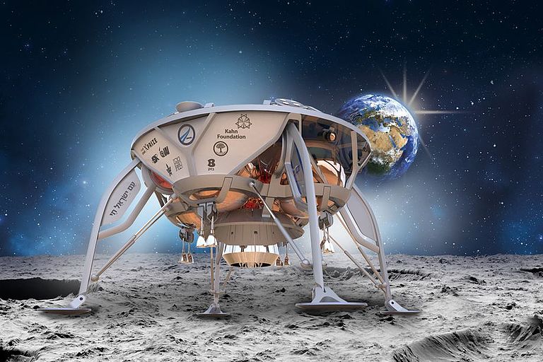 Israeli moon landing "It's a huge success to have come this far."